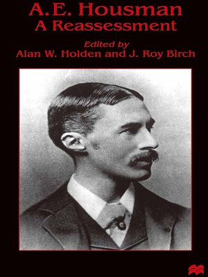 cover image of A. E. Housman
